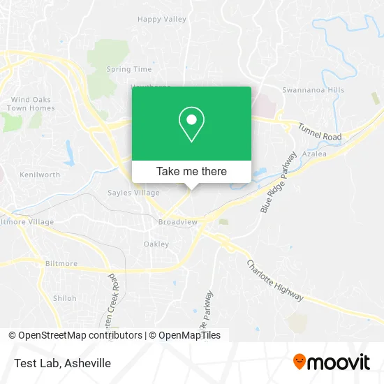 Test Lab map