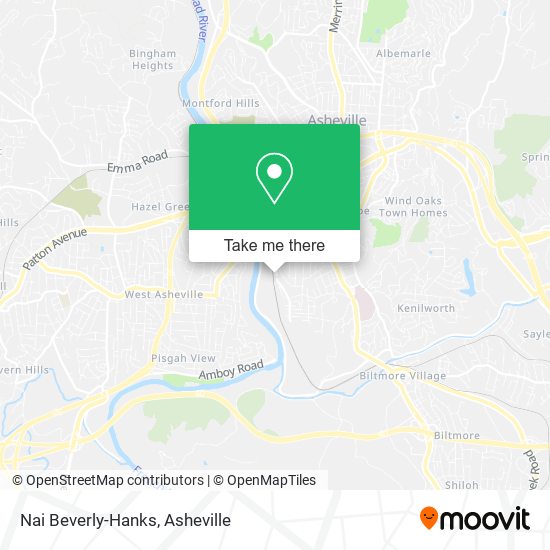 Mapa de Nai Beverly-Hanks