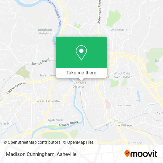 Madison Cunningham map