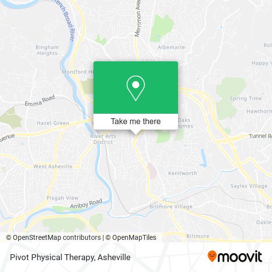 Pivot Physical Therapy map