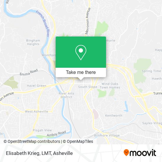 Elisabeth Krieg, LMT map