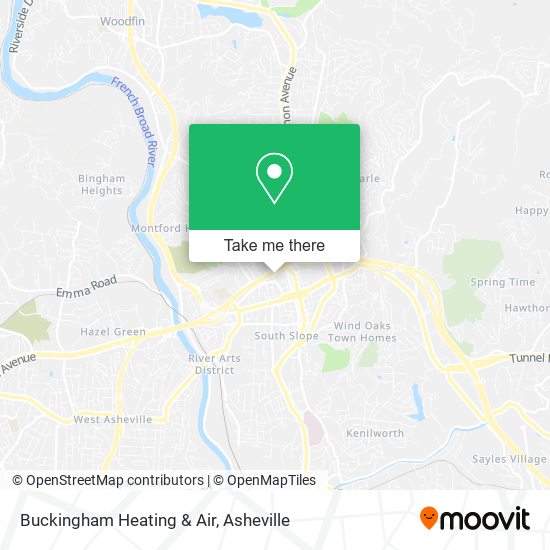 Mapa de Buckingham Heating & Air