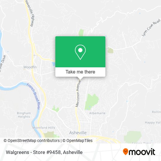 Walgreens - Store #9458 map