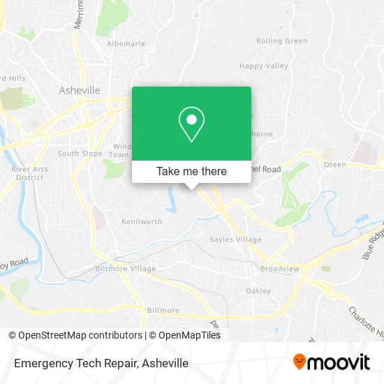Emergency Tech Repair map
