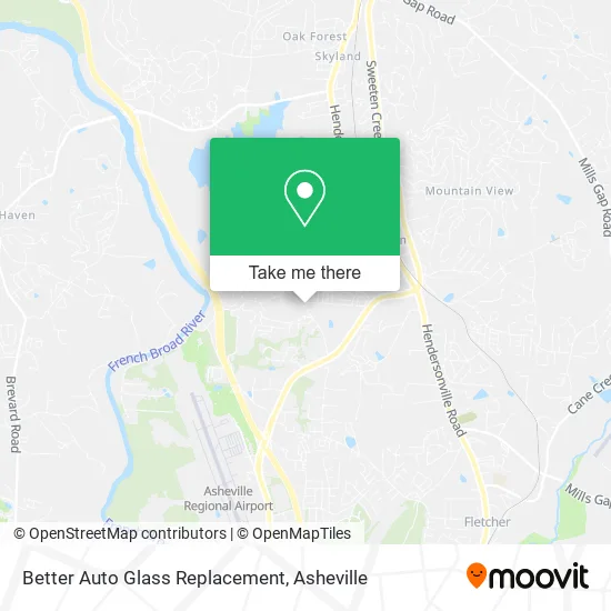 Better Auto Glass Replacement map