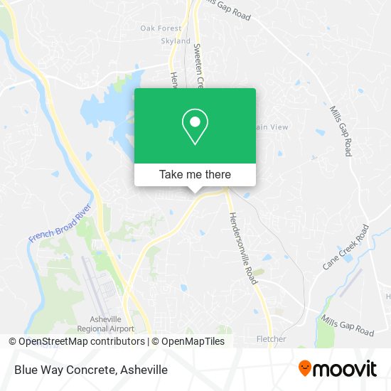 Blue Way Concrete map