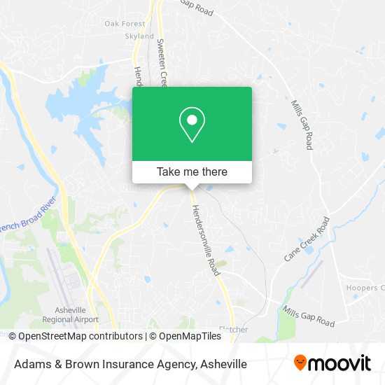 Mapa de Adams & Brown Insurance Agency