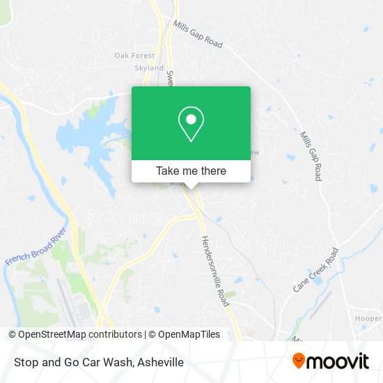Stop and Go Car Wash map