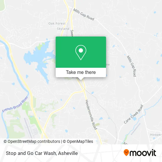 Mapa de Stop and Go Car Wash