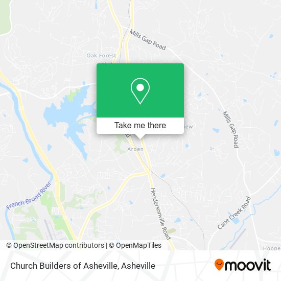 Mapa de Church Builders of Asheville