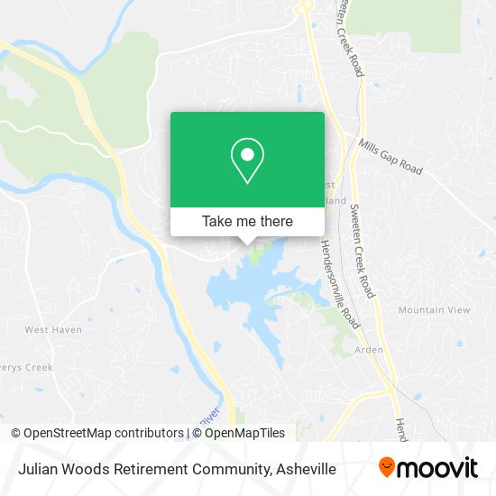 Julian Woods Retirement Community map