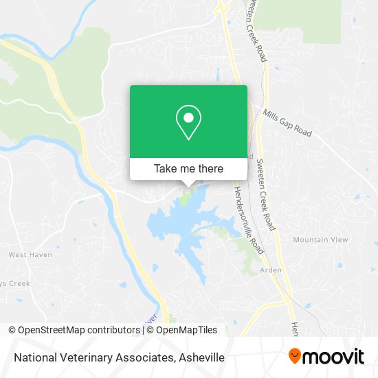 National Veterinary Associates map