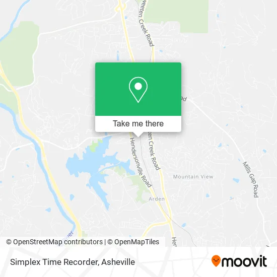 Simplex Time Recorder map