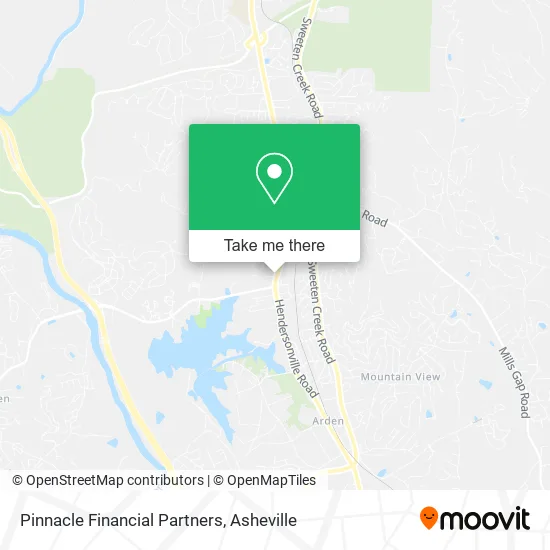 Pinnacle Financial Partners map
