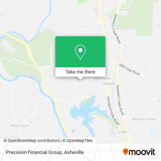 Precision Financial Group map