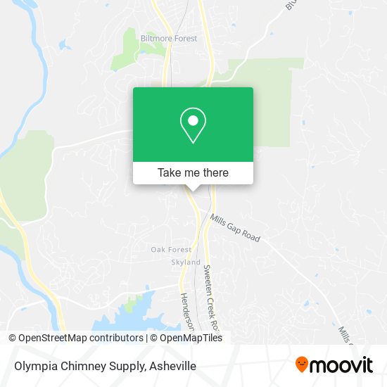 Olympia Chimney Supply map