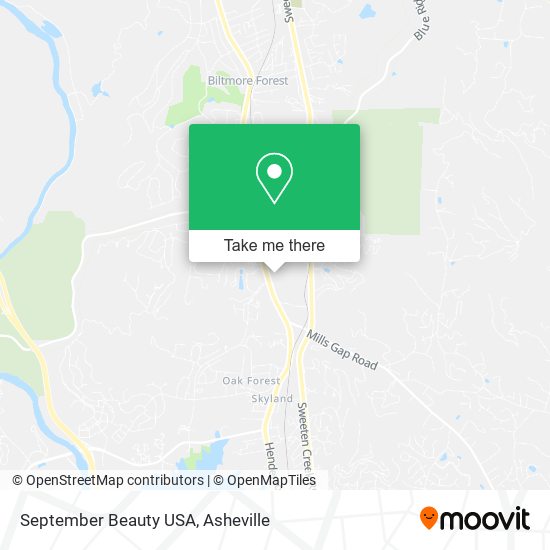 September Beauty USA map