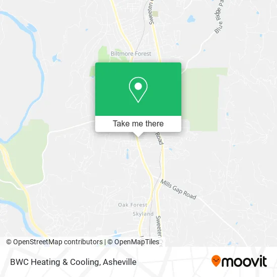 BWC Heating & Cooling map