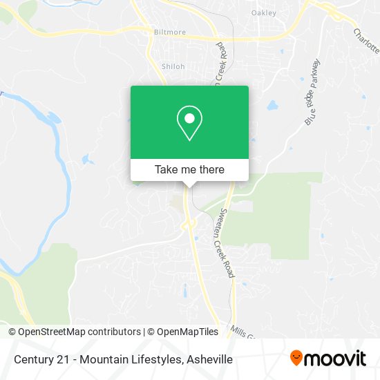 Century 21 - Mountain Lifestyles map