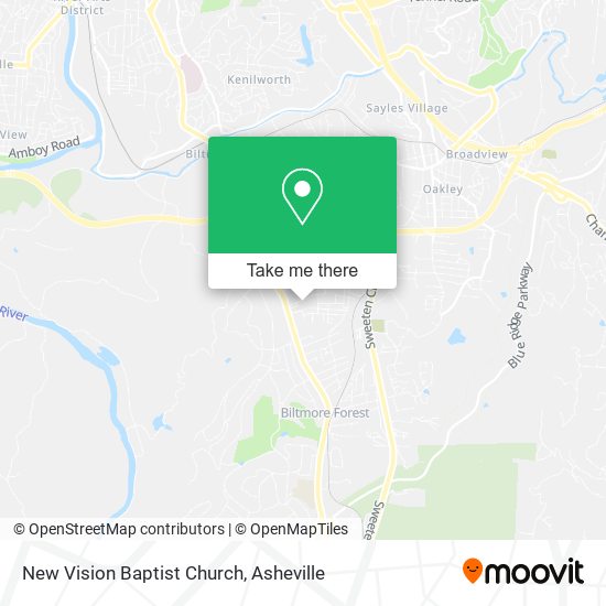 Mapa de New Vision Baptist Church