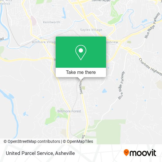 United Parcel Service map