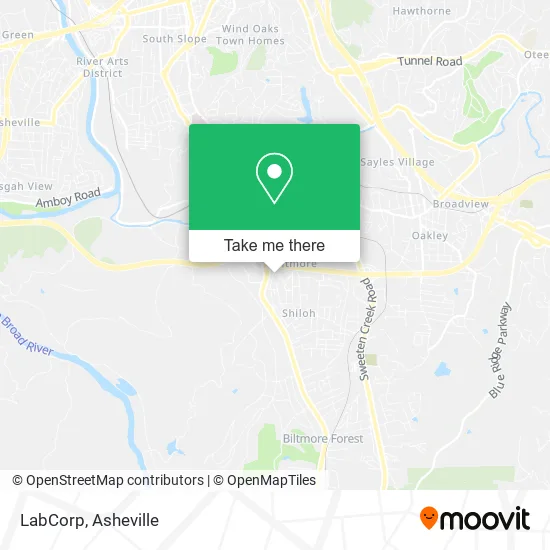 LabCorp map