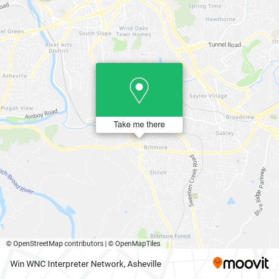 Mapa de Win WNC Interpreter Network