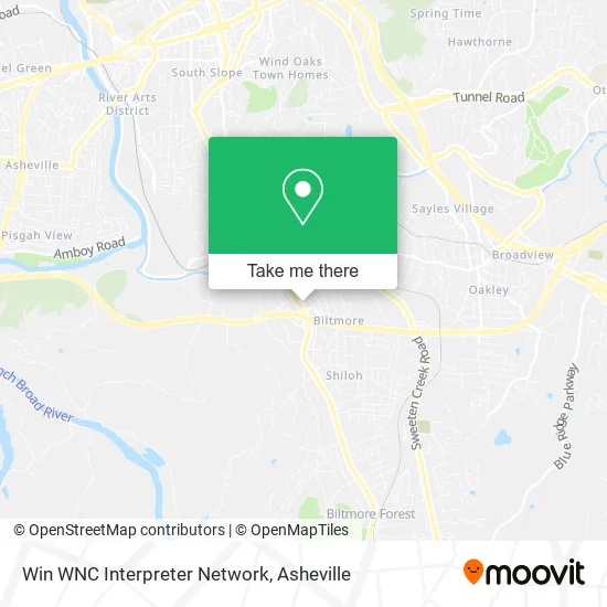Win WNC Interpreter Network map