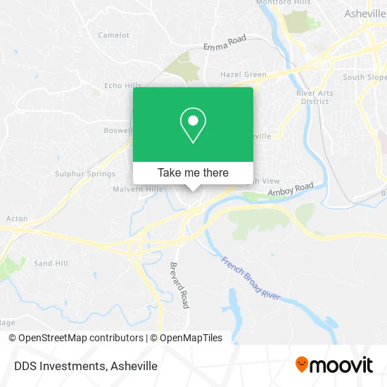 DDS Investments map