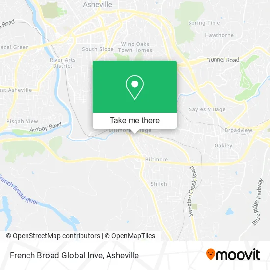 Mapa de French Broad Global Inve