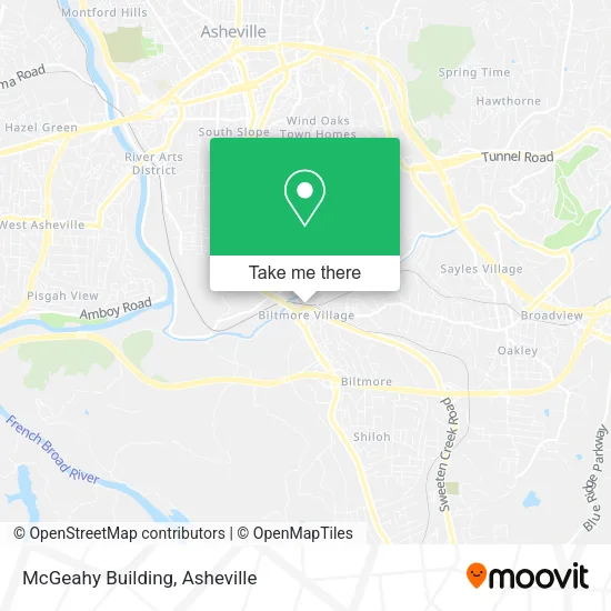 McGeahy Building map