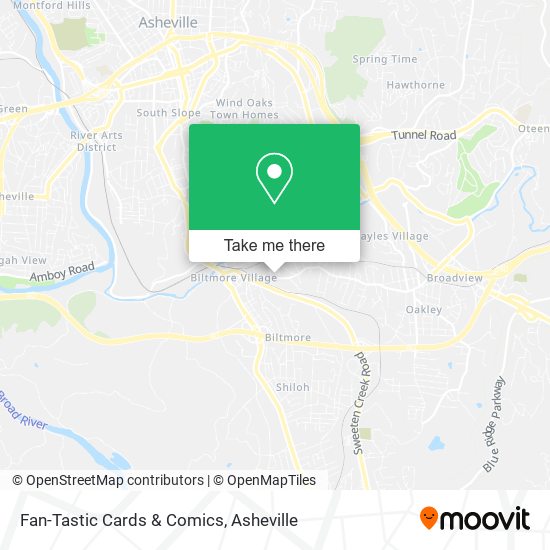Fan-Tastic Cards & Comics map