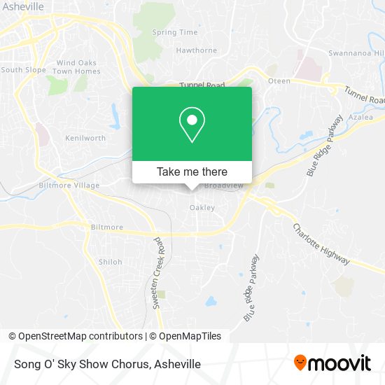 Mapa de Song O' Sky Show Chorus