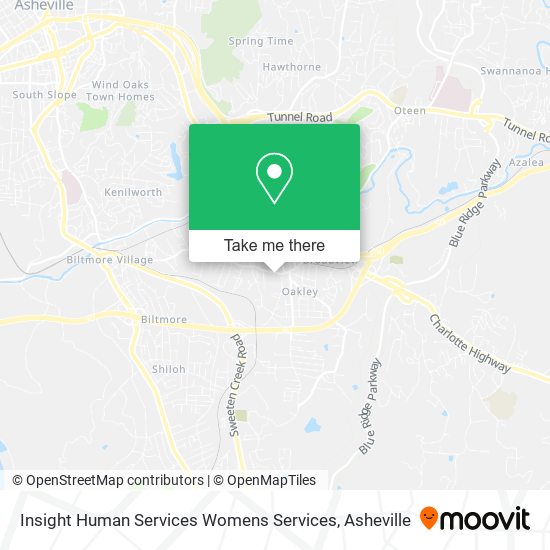 Insight Human Services Womens Services map