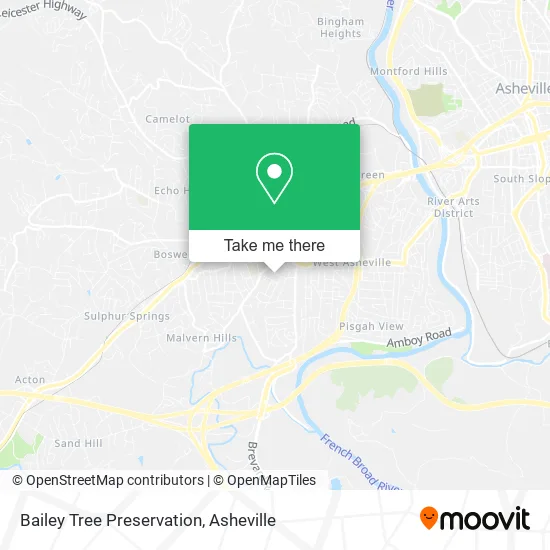 Bailey Tree Preservation map