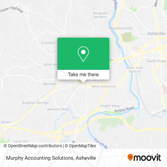 Mapa de Murphy Accounting Solutions
