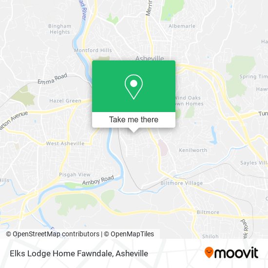 Elks Lodge Home Fawndale map