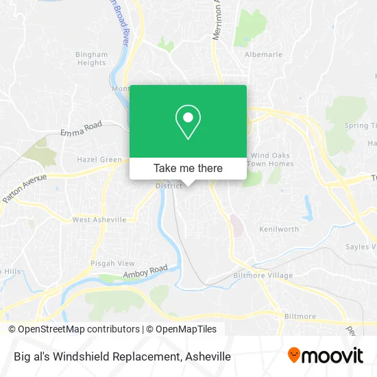 Big al's Windshield Replacement map