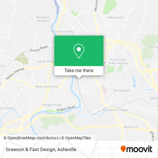 Greeson & Fast Design map