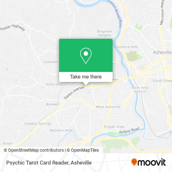 Mapa de Psychic Tarot Card Reader
