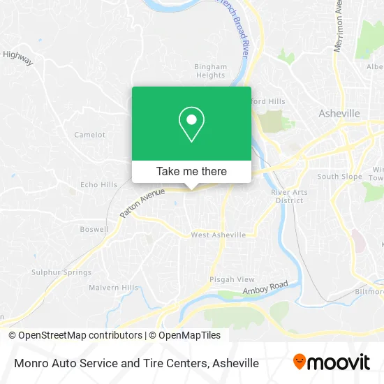 Monro Auto Service and Tire Centers map
