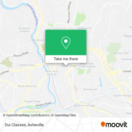 Dui Classes map