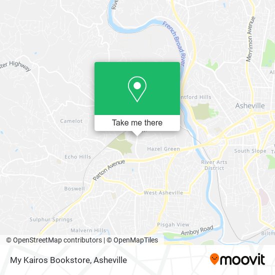 My Kairos Bookstore map
