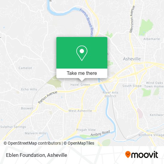 Eblen Foundation map