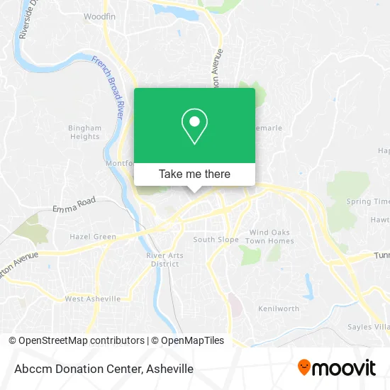 Abccm Donation Center map