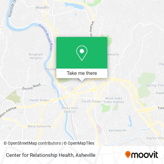 Center for Relationship Health map