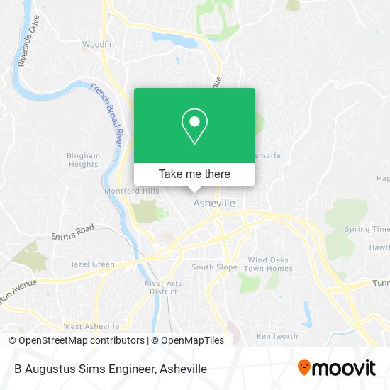 B Augustus Sims Engineer map