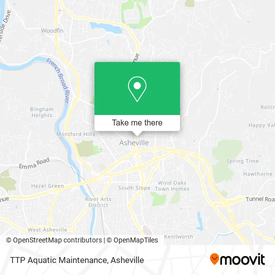 TTP Aquatic Maintenance map
