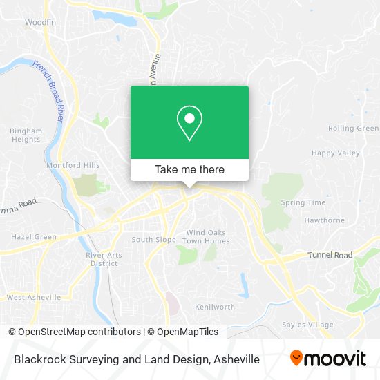 Blackrock Surveying and Land Design map