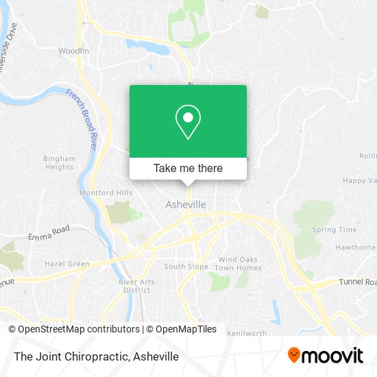 The Joint Chiropractic map